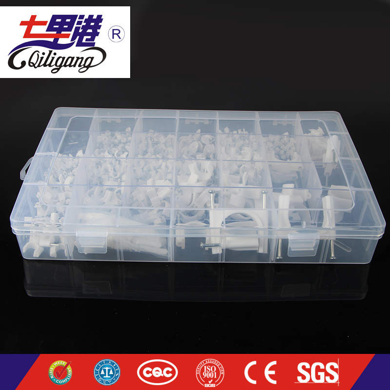 Plastic box packaging Cable Clip