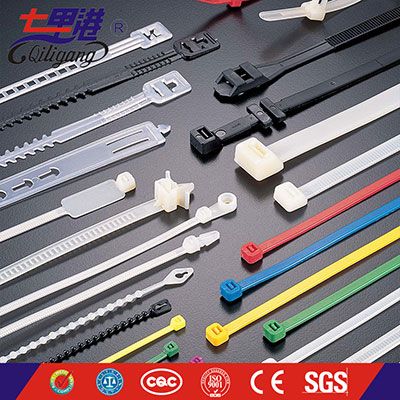 Self locking alkali proof cable tie