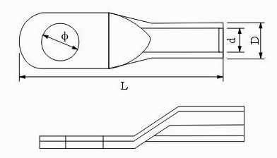 Terminal block supplier_AUS Type Cable Lug drawing