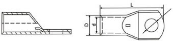 Cable Lugs Supplier_SC-JGY Cable Lugs drawing